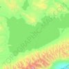 纳木错地形图,海拔,地势