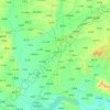 呼兰河地形图,海拔,地势