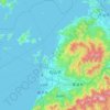 松山市地形图,海拔,地势