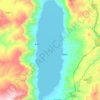 程海地形图,海拔,地势