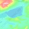 碱水湖地形图,海拔,地势
