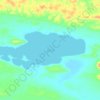 涌波错地形图,海拔,地势