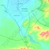 巴彦查干街道办地形图,海拔,地势