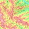 白马藏族乡地形图,海拔,地势