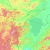 穆棱河地形图,海拔,地势