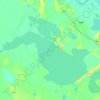 查干泡地形图,海拔,地势