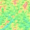 龙川县地形图,海拔,地势