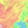 内蒙古自治区地形图,海拔,地势