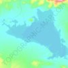 多格错仁强错地形图,海拔,地势