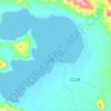 嘎仁错地形图,海拔,地势
