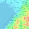 营口市地形图,海拔,地势