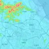 江北区地形图,海拔,地势
