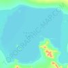 阿其格库勒地形图,海拔,地势