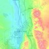 海勃湾区地形图,海拔,地势