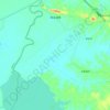 黄盖湖镇地形图,海拔,地势
