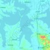 梁子湖地形图,海拔,地势