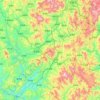 永定区地形图,海拔,地势