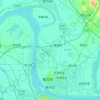 黄州区地形图,海拔,地势