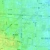 人民路街道地形图,海拔,地势