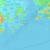珠海市地形图，海拔，地势