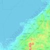 莱州市地形图,海拔,地势