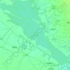 昭阳湖地形图,海拔,地势