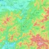 缙云县地形图,海拔,地势