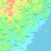 兴城市地形图,海拔,地势