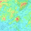 博罗县地形图，海拔，地势