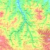 皂郊地形图,海拔,地势