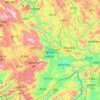 景洪市地形图，海拔，地势