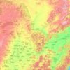 黑龙江省地形图，海拔，地势
