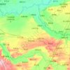 扶余市地形图,海拔,地势