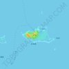 赤島地形图,海拔,地势