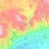 新城区地形图,海拔,地势