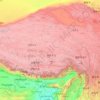 西藏自治区地形图，海拔，地势