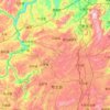 修文县地形图，海拔，地势