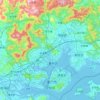 思明区地形图,海拔,地势