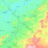 辉南县地形图，海拔，地势