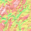 彭水苗族土家族自治县地形图，海拔，地势