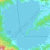 泸沽湖地形图,海拔,地势