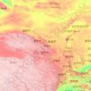 甘肃省地形图,海拔,地势