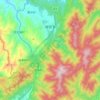 保安地形图,海拔,地势