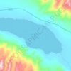 公珠错地形图,海拔,地势
