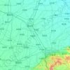 马颊河地形图,海拔,地势