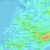 市北区地形图,海拔,地势