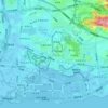 沙河街道地形图,海拔,地势