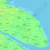 启东市地形图,海拔,地势