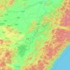 乌苏里江地形图,海拔,地势