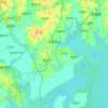 苏家垱乡地形图,海拔,地势